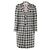 Thom Browne Oversized Tartan Check Wool Coat Mad Gray