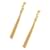 Saint Laurent Orecchini con nappe CASSANDRE D'oro  - vista 4