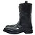 Salvatore Ferragamo Men's Rain Boots Western Boots Black
