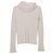 Hermès Strickwärmer aus Woll-Kaschmir-Mischung, Farbe Ivory, Größe Weiß - Ansicht 2