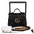 Gucci Mini borsa a mano GG Marmont con catena Nero