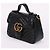 Gucci Mini borsa a mano GG Marmont con catena Nero - vista 4