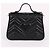 Gucci Mini borsa a mano GG Marmont con catena Nero - vista 6