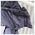 Moncler Giacca lunga imbottita con cappuccio e patch Logo Navy Blu  - vista 5