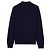 Comme Des Garcons NAVY Unisex Cardigan mit goldenem Herz-Patch Blau - Ansicht 2