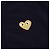 Comme Des Garcons NAVY Unisex Cardigan mit goldenem Herz-Patch Blau - Ansicht 4