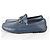 Salvatore Ferragamo Mocassino in pelle blu navy - vista 4