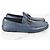 Salvatore Ferragamo Mocassino in pelle blu navy - vista 6