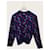 Louis Vuitton Navy Multicolour Monogram Jacquard Strickpullover Blau  - Ansicht 4