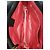 Gucci Borsa a tracolla Marmont Medium Velvet LOVE Pearl Flora Nero - vista 7