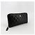 Chanel Cartera Larga Caviar Gold-Zip Negro - vista 8
