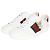 Gucci Ace Cat bestickte Sneaker Weiß