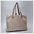 Chanel Große Jacquard Tote Bag mit New Travel CC Logo Pink - Ansicht 4