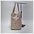 Chanel Große Jacquard Tote Bag mit New Travel CC Logo Pink - Ansicht 7
