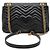 Gucci Borsa a Spalla Marmont Matelassé Nero - vista 3