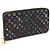 Zippy Louis Vuitton Portafoglio con zip Monogram Black Multi Nero - vista 2