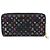 Zippy Louis Vuitton Portafoglio con zip Monogram Black Multi Nero - vista 3