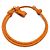 Bottega Veneta Bracciale in maglia Intrecciato Arancione - vista 3