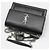 Saint Laurent Borsa a tracolla con catena media Monogram Sunset nero e argento - vista 3