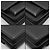 Saint Laurent Borsa a tracolla con catena media Monogram Sunset nero e argento - vista 8