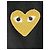 Comme Des Garcons T-shirt a maniche corte da uomo con applicazioni in nero e oro - vista 2