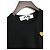Comme Des Garcons T-shirt a maniche corte da uomo con applicazioni in nero e oro - vista 6