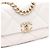 Borsa Chanel Beige Small Medium Flap Bag Borsa Tote Borsa a tracolla Borsa Crossbody Marrone - vista 4