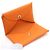 Hermès Tarjetero Calvi en Epsom naranja - vista 4