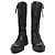 Prada Botas altas con cordones de nailon cepillado Negro - vista 2