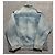 Balenciaga Logo Printed Denim Jacket Multiple colors - view 3