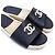 Chanel Pantofole CC Logo Perla Nero Donna Sandali Marrone - vista 9