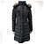 Piumino lungo da donna Moncler Herminper Nero - vista 2
