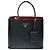 Prada Borsa a Spalla Doppia Saffiano Panier Large Nero