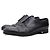 Louis Vuitton Scarpe Derby da uomo in pelle con logo LV Nero - vista 2