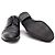 Louis Vuitton Scarpe Derby da uomo in pelle con logo LV Nero - vista 8