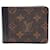 Louis Vuitton Monogram Macassar Multiple Wallet Black