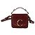 Chloé Mini Leder-Tote und Schultertasche in Sepia Braun
