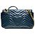 Gucci Borsa a tracolla GG Marmont piccola in pelle nera trapuntata con catena dorata - vista 2
