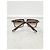 Louis Vuitton Occhiali da sole in acetato marrone con stampa leopardata e logo LV - vista 4