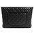 Chanel Clutch Caviar New Medium Nero - vista 4