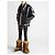 Céline Oversized Varsity-Jacke aus Kalbsleder Mehrfarben - Ansicht 3