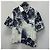 Louis Vuitton Camicia in denim Monogram Bandana Indigo Blu - vista 3