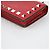 Valentino Cartera compacta Rockstud en piel roja - vista 13