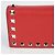 Valentino Cartera compacta Rockstud en piel roja - vista 14