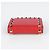 Valentino Cartera compacta Rockstud en piel roja - vista 4