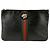 Gucci Clutch Raja Tiger Head in pelle nera Nero