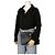 Gucci Clutch Raja Tiger Head in pelle nera Nero - vista 7