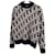 Dior Oblique Jacquard-Strickpullover Blau  - Ansicht 1