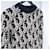 Dior Oblique Jacquard-Strickpullover Blau  - Ansicht 4