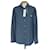 Céline Camicia in chambray di cotone Triomphe Blu  - vista 1